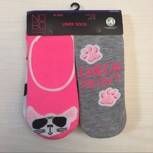 NWT Cat Lovers Bundle of Sock Liners 🐈 🐈‍⬛